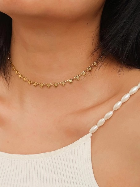 HEART CHOKER | JEWELRY