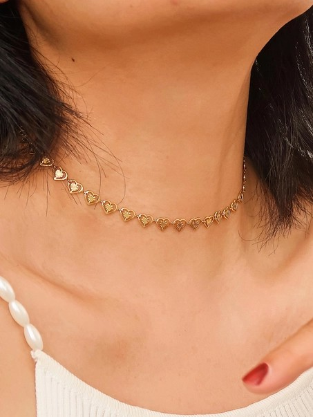 HEART CHOKER | JEWELRY