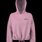 BLUXEBAE BASICS Womn's Cropped Oversize Hooded Sweatshirt